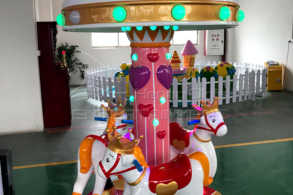 3 seats kiddie carousel rides for sale