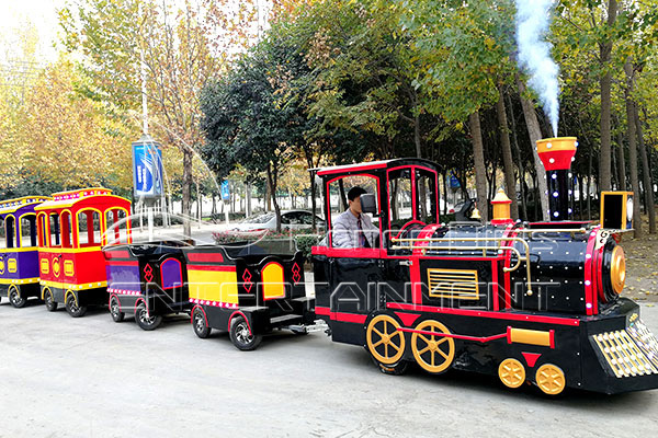 electric road train in Dinis