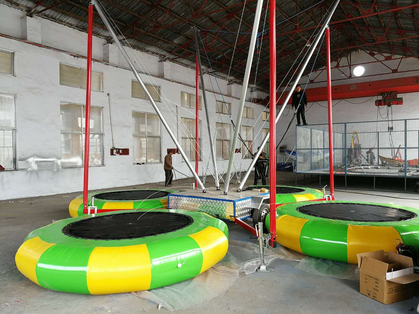 4 in 1 trampoline bungee for kids