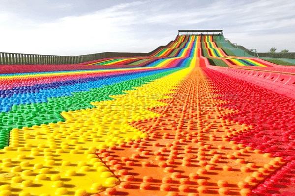 the material of rainbow slide