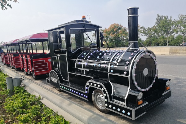 customized amusement train ride for our USA client