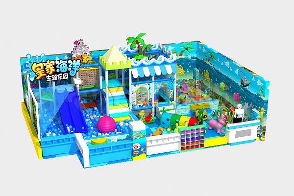 30-40 SQM ocean themed small childrens indoor playground