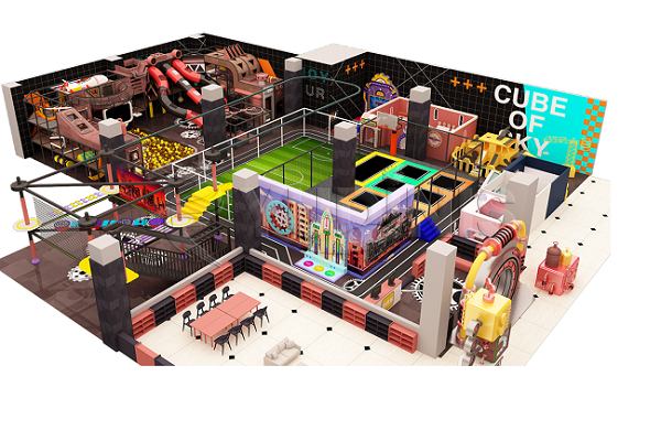 Car Town Themed Modern Indoor Playground