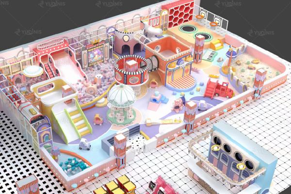 Macaron Themed kiddie Indoor Playground