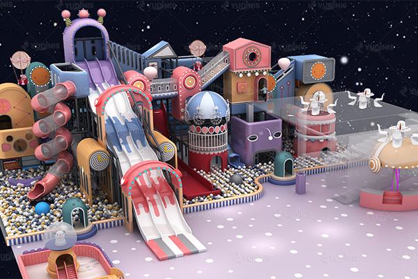 Morandi style indoor amusement park 300 SQM