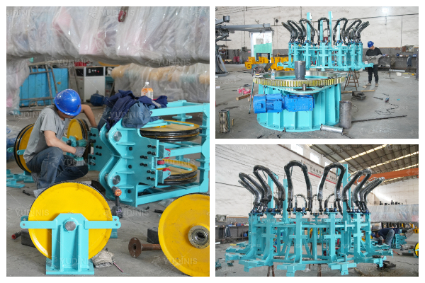 production workshop of Dinis drop tower ride