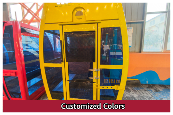 Dinis offers custom color for the big wheel cabin